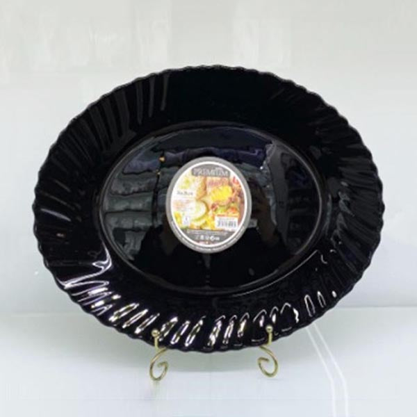 BLYP120 12"Serving Plate Opal Glass2-24c