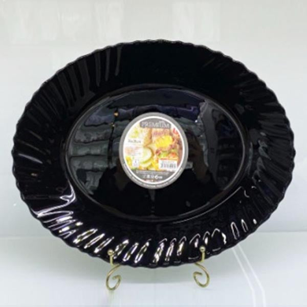 BLYP135 13.5"Plate Opal Glass 2-24c