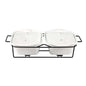 BR0175 Rect-Twin Casserole+Candle 4c