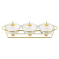 BR0250 3pcs 9"Oval CassroleWthHang Lid4c