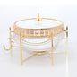 BR0272 10"DEEP ROUND +CANDLE STAND 4c