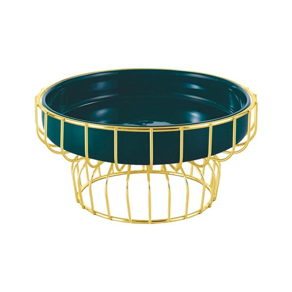 BR04031 8" ROUND PLATE WITH STAND 4c