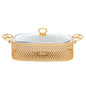 BR16001 G14.5"RECT. CASSEROLE  4c