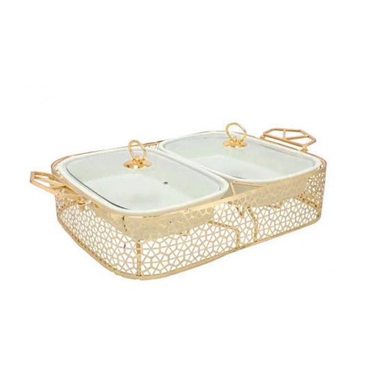 BR16002 GTWIN 13"RECT. CASSEROLES 4c