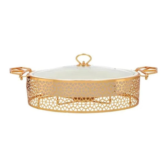 BR16003 G15"OVAL CASSEROLE 4c