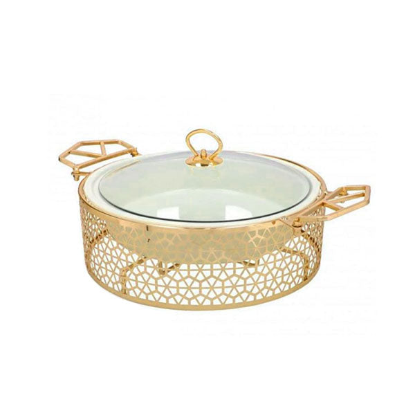 BR16004 G12"ROUND CASSEROLE 4c