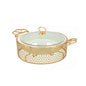 BR16004 G12"ROUND CASSEROLE 4c