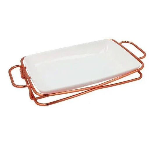 BR16008 RG10" RECT. PLATE WITH STAND 8c