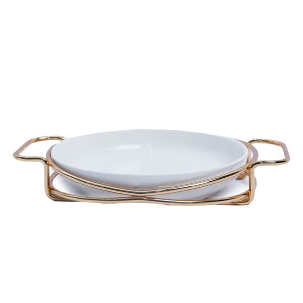 BR16014 G9" ROUND PLATE WITH STAND 8c