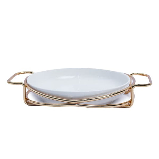 BR16014 G9" ROUND PLATE WITH STAND 8c