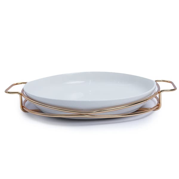 BR16016 G13" ROUND PLATE WITH STAND 6c