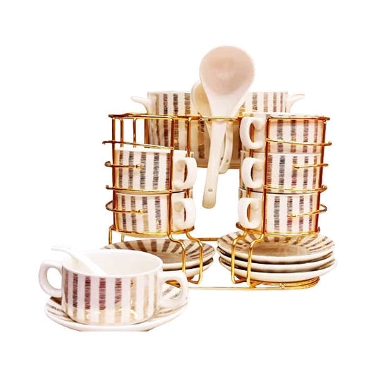 BR4042 22PCS SOUP SET WITH CANDLE STAND