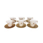 BRD250 6Pcs Cup Saucer Set ANGELA