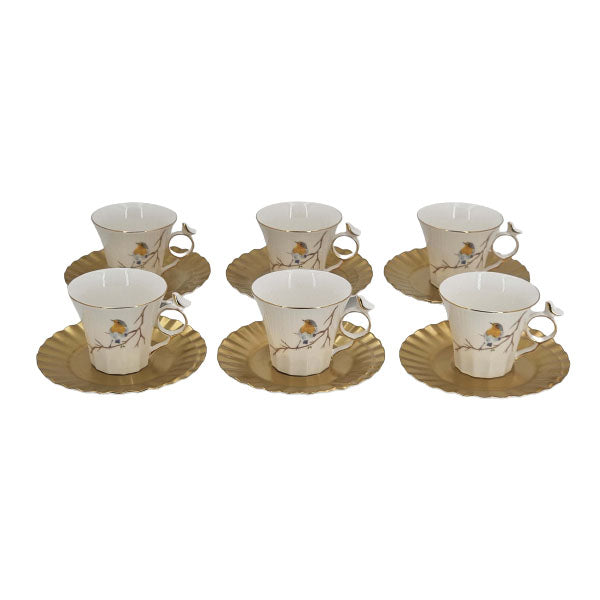 BRD251 6Pcs Cup Saucer Set ANGELA 8c