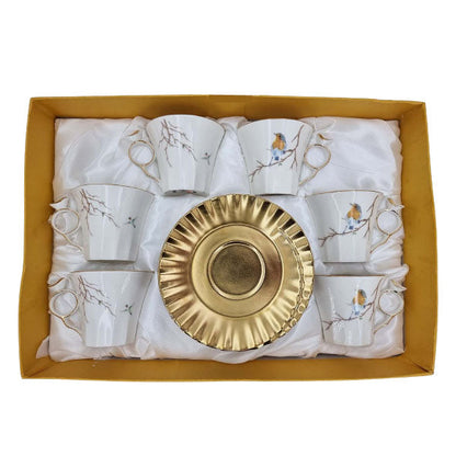 BRD251 6Pcs Cup Saucer Set ANGELA 8c