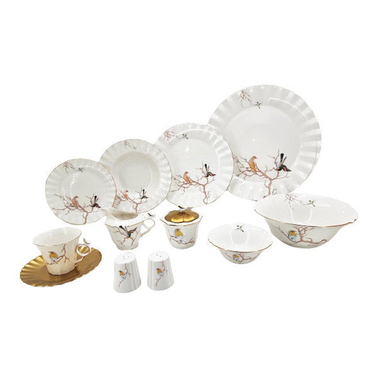 BRD279 44Ps 6Person Dinner Set Angela 1c