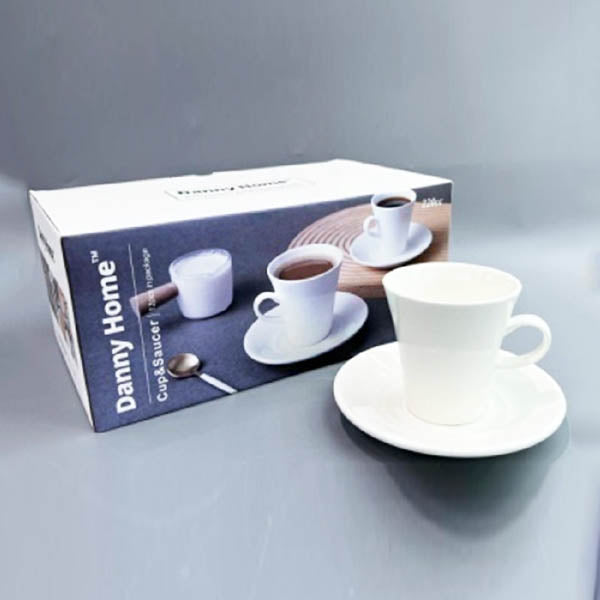 BW20-09/6C 220ml Cup&Saucer 6Pcs Set 8c