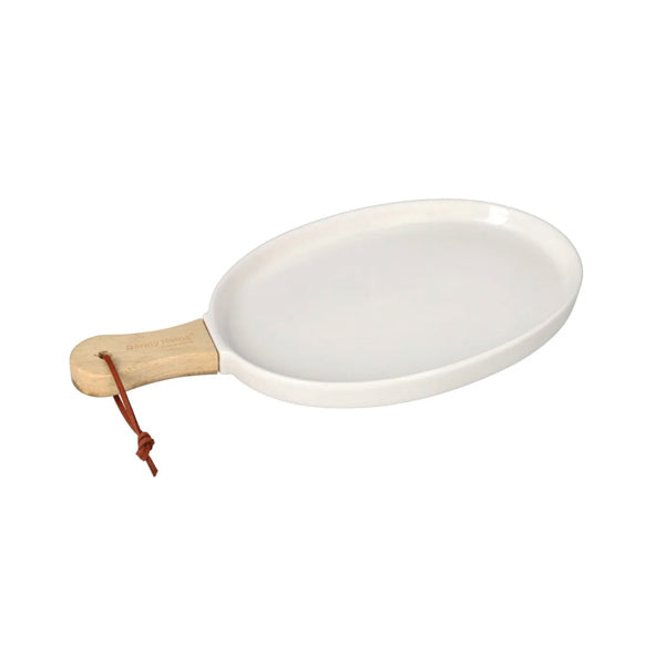 BWT30-12 13" Plate With Wood-H 6-36c
