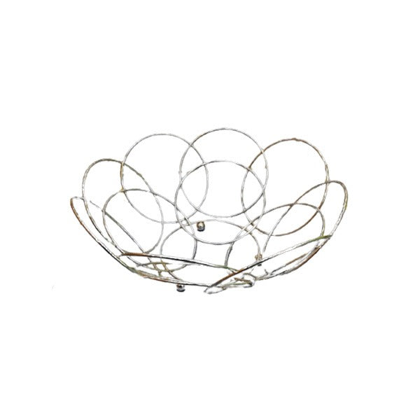 BA-8818 Fruit Basket RoudRing Silver 45c