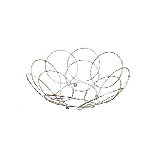 BA-8818 Fruit Basket RoudRing Silver 45c