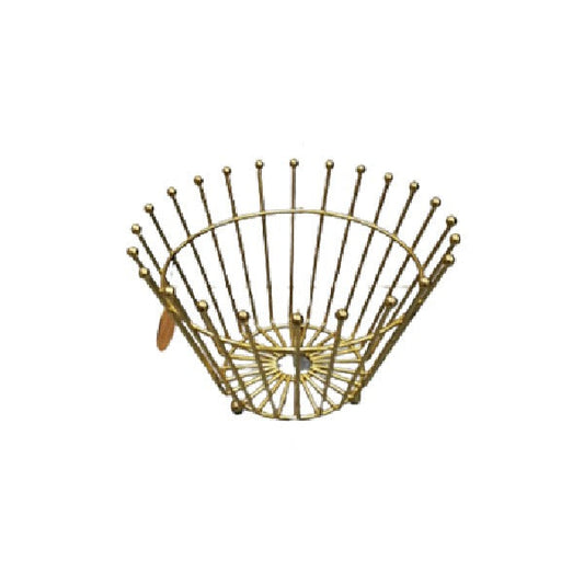 BA-8825 Fruit Basket Round Ball Gold 20c