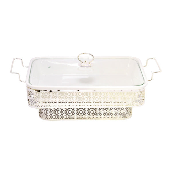 BR05022 13.5RECT DISH W-STAND S 4c