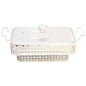 BR05023 15"RECT DISH W-STAND S 4c
