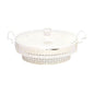 BR05025 14.5"OVAL DISH W-STAND S 4c