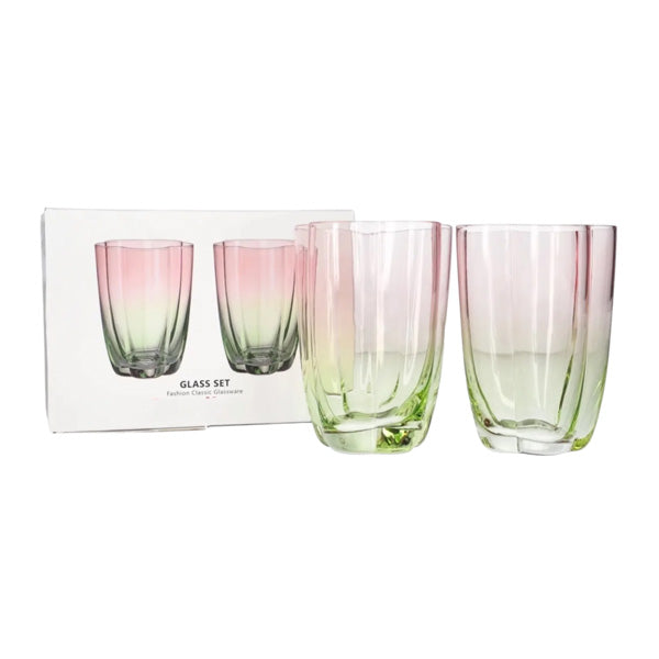 CB-125 Glass 2Pcs Set 8.4x12.1x5cm 12c