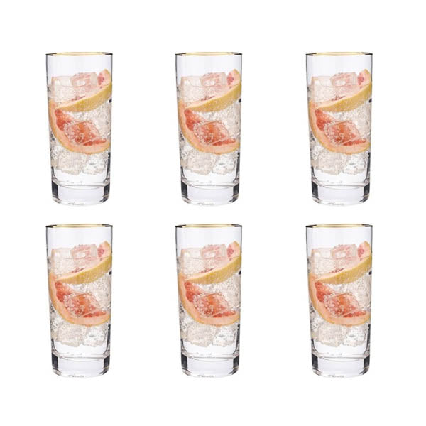 CB02-02 Glass Cup 6Pcs Set 460ml 12c