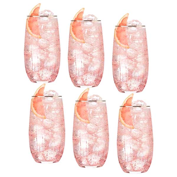 CB02-07 Glass 6Pcs Set 410ml 12c