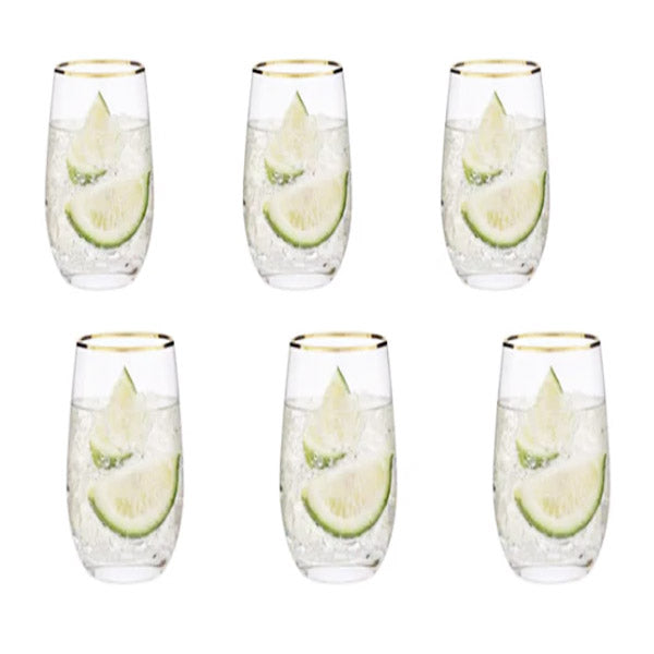 CB02-11 Glass 6Pcs Set 345ml 12c