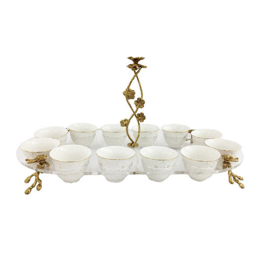 CD6517 Oval Kawa Cup Stand ORCHID