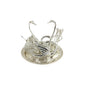 CD5004 4Pcs Swan Set Orchid (18c)