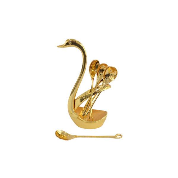 CD5059 Swan Spoon Set (G) Orchid 36c