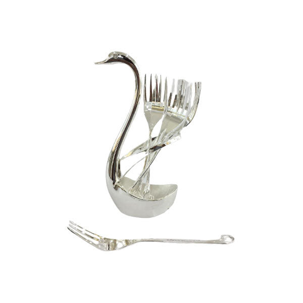 CD5092(S)Swan Fork+Holder Orchid 18ctn