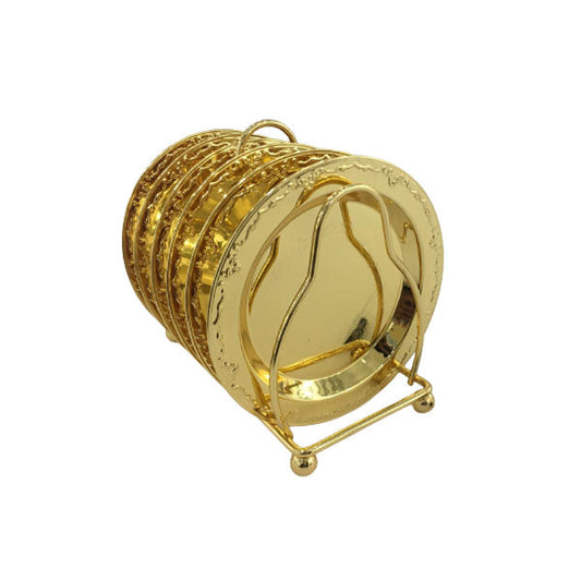 CD5442 6Pcs Coaster G Orchid (24pcctn)