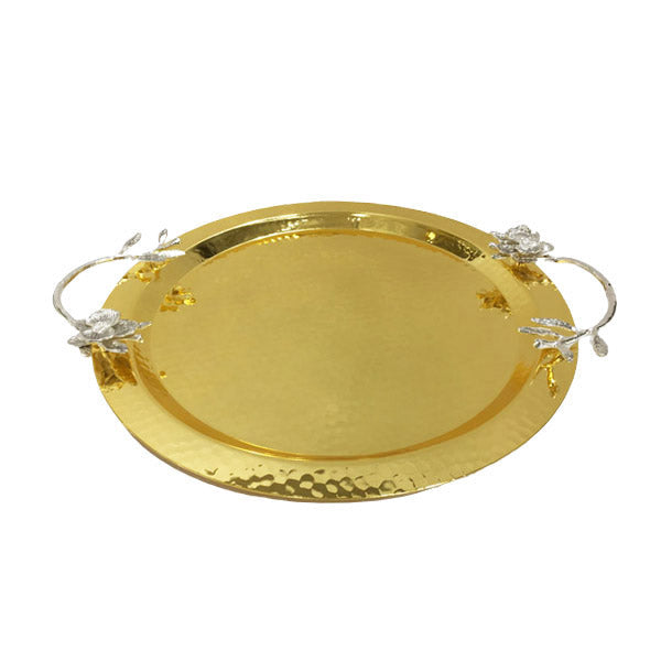 CD5791 Round Tray (G) ORCHID 12c