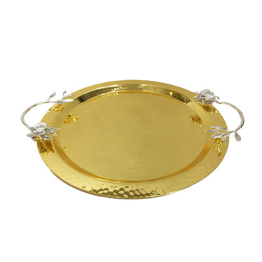CD5791 Round Tray (G) ORCHID 12c