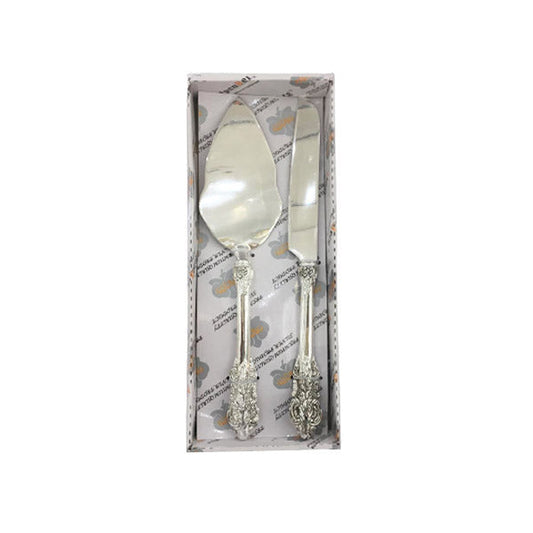 CD5860 2Pcs Cake Lifter + Knife ORCHID