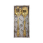 CD5864 2pcs Golden Spoon ORCHID 36c