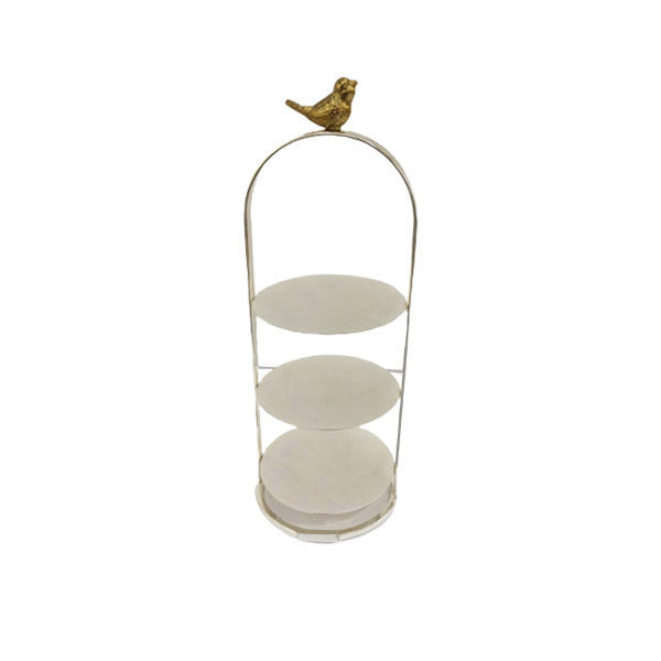 CD5975 3Tier Pastry (S) Orchid 18c
