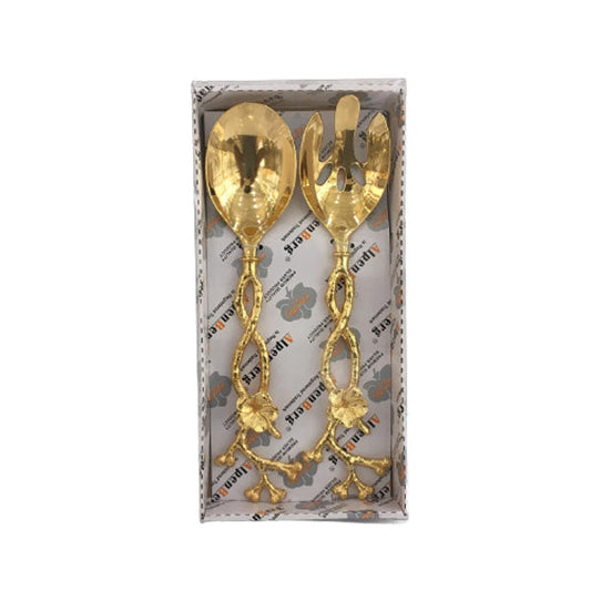CD5986 2pcs Spoon Set ORCHID (G) 36c