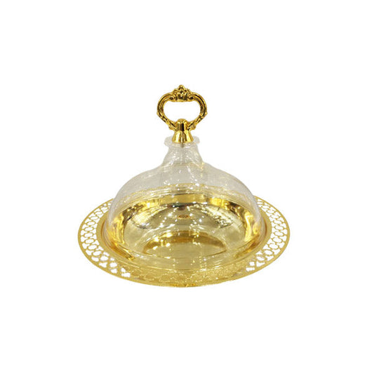 CD6007 Candy Bowl  W/Cover (G) ORCHID