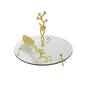 CD6021 ORCHID Gold Pasrty Stand + Lifter