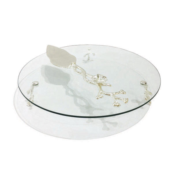 CD6024 Cake Dish+Lifter (S) ORCHID