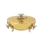 CD6128 Rnd Serving Bowl+L (G) Orchid 24c