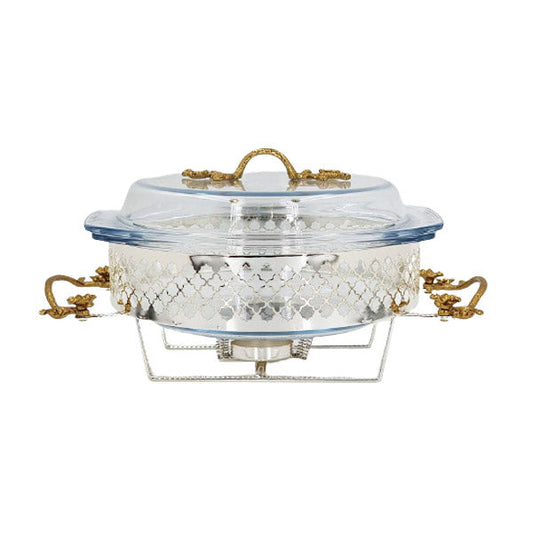 CD6275 Round Serving Dish Orchid 4c