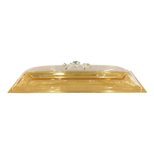 CD6382 Long Dish W-Cover L (G) 12c
