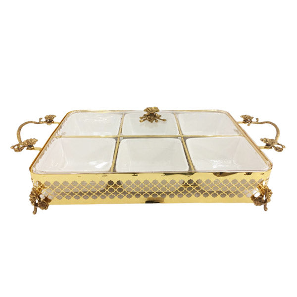 CD6433 Rect Snack Bowl-6 (G) ORCHID 4c